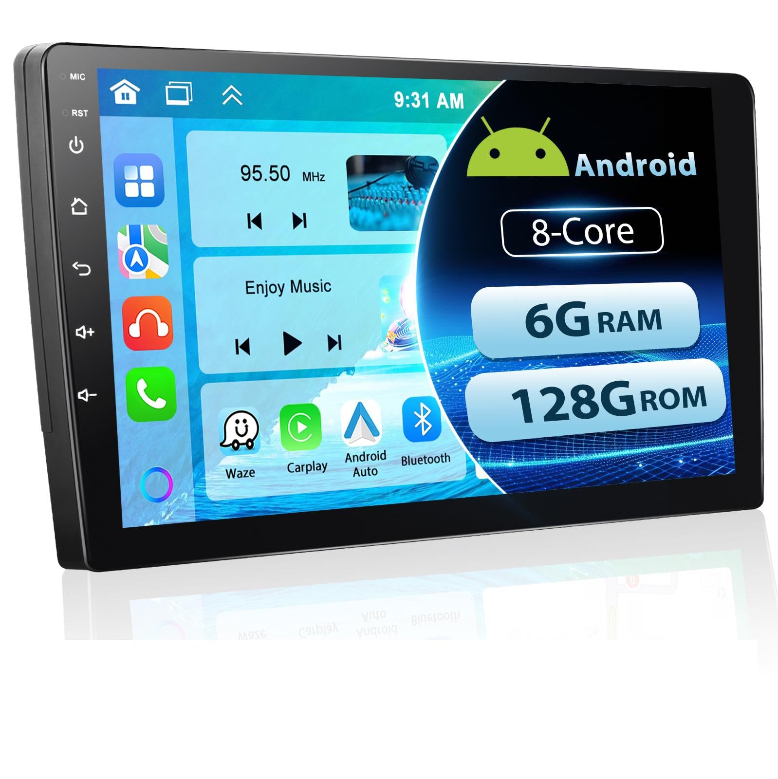 Motorsi CarPlay 2Din Autoradio 9 Pollici con GPS