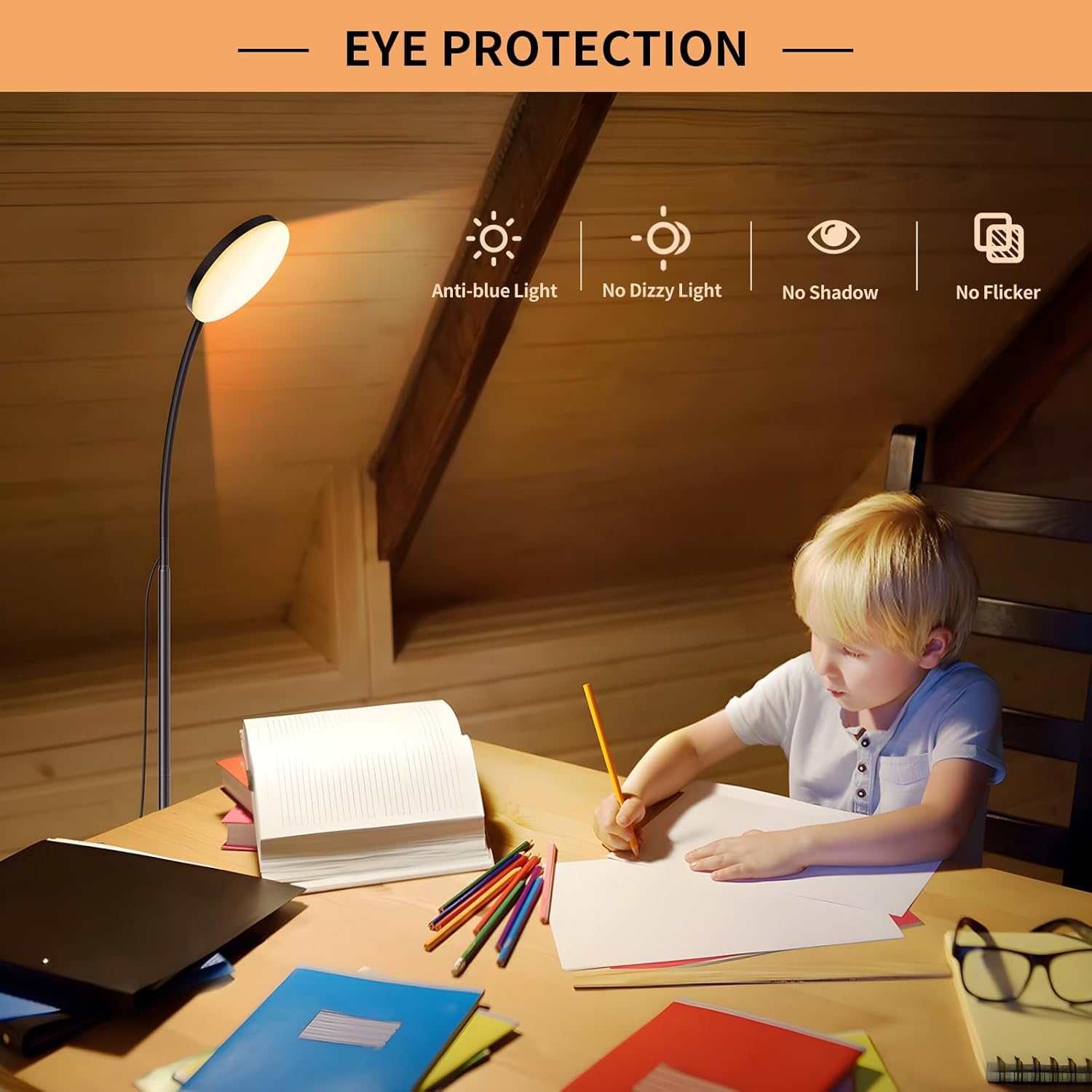 Lampada da Terra LED Slim con Telecomando - immagine 6