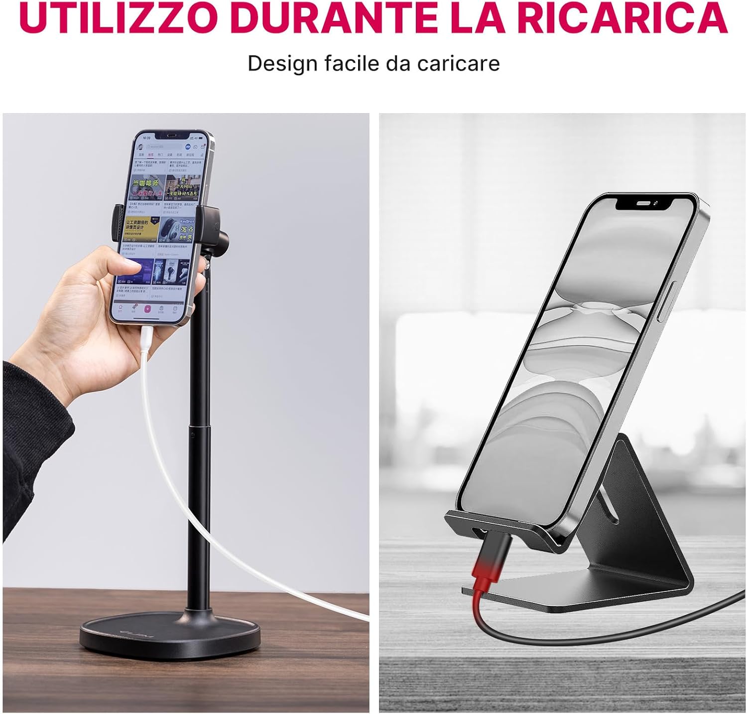 Ulanzi Supporto Telefono Scrivania Regolabile - immagine 5