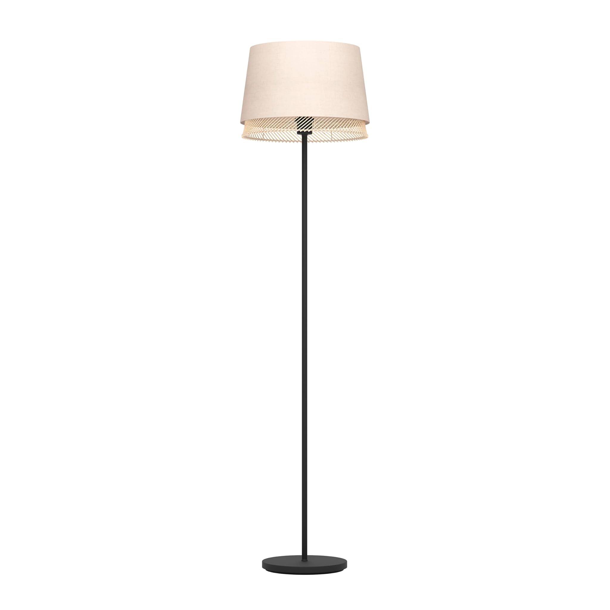 EGLO Tabley - Lampada a Piantana Angolare 150cm, Nera