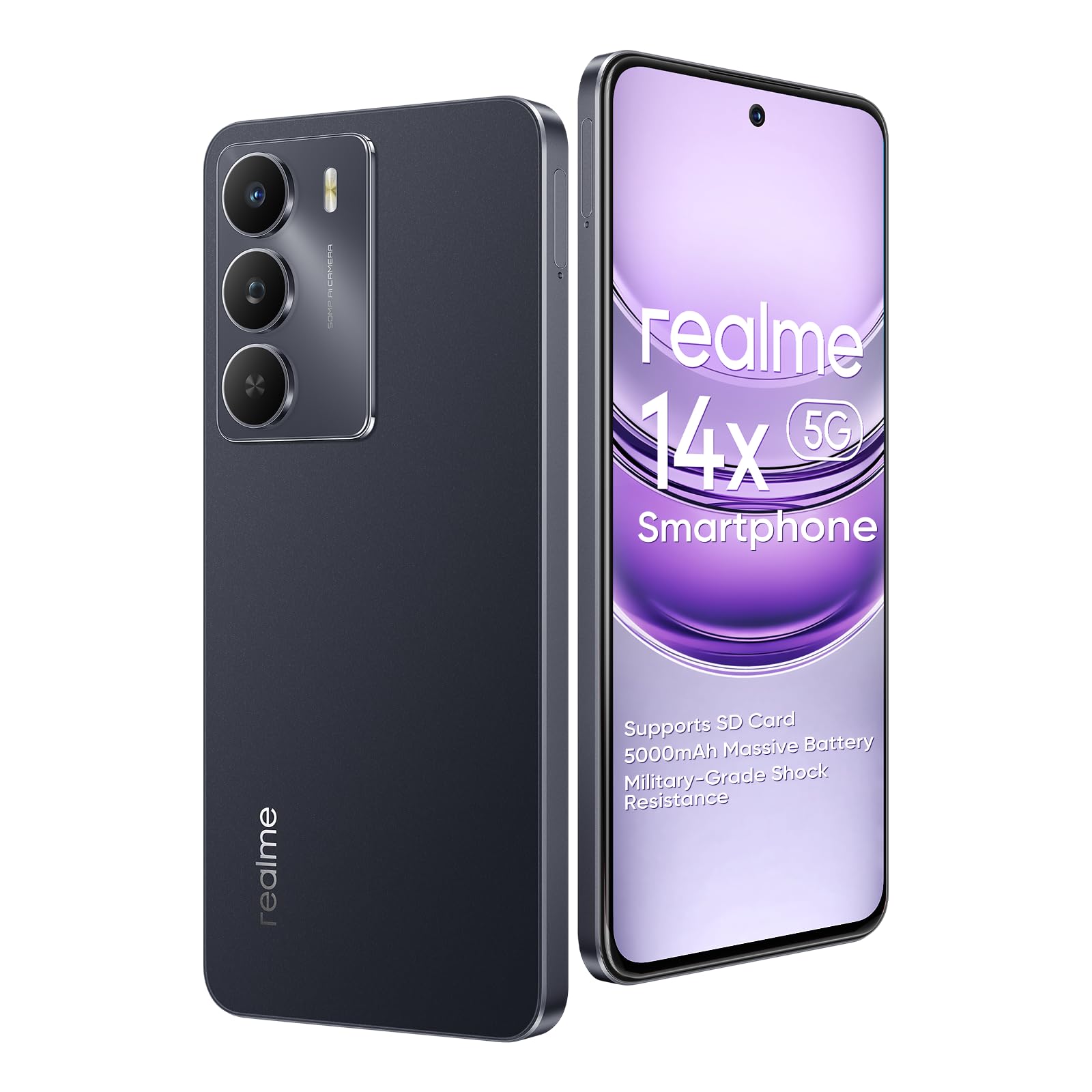 Realme 14x 5G Smartphone 6+128GB, Nero