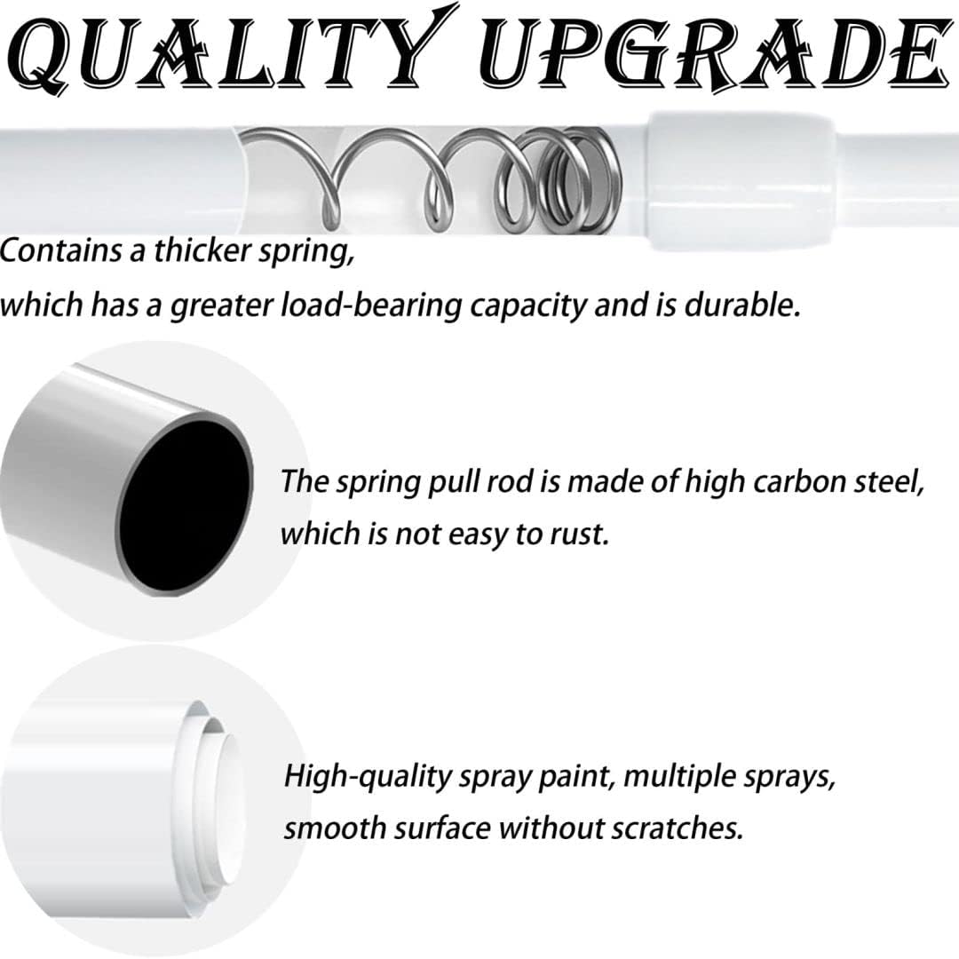 2 Aste per Tende a Pressione Estendibili 30-45CM - immagine 7