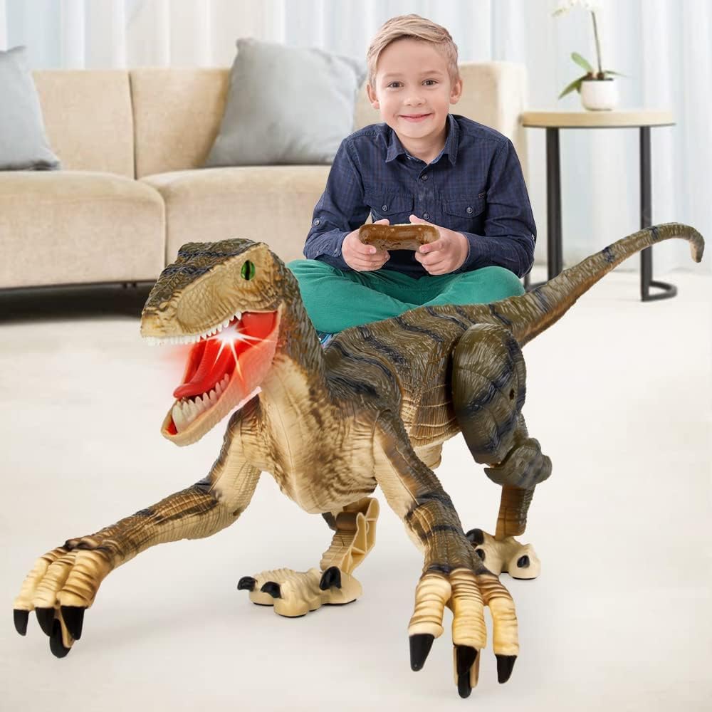 Mini Tudou Dinosauro Velociraptor Telecomandato 2.4Ghz - immagine 1