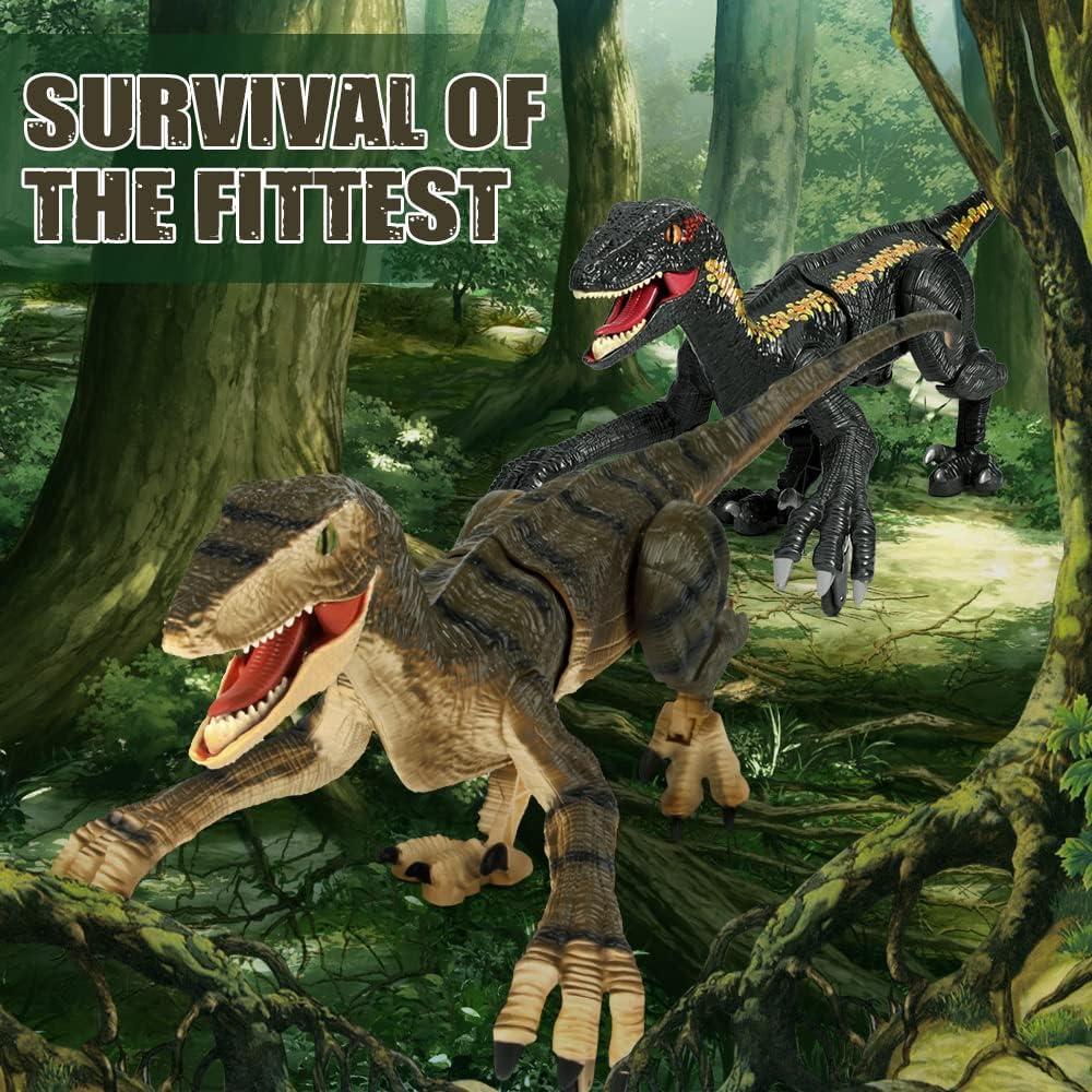 Mini Tudou Dinosauro Velociraptor Telecomandato 2.4Ghz - immagine 6