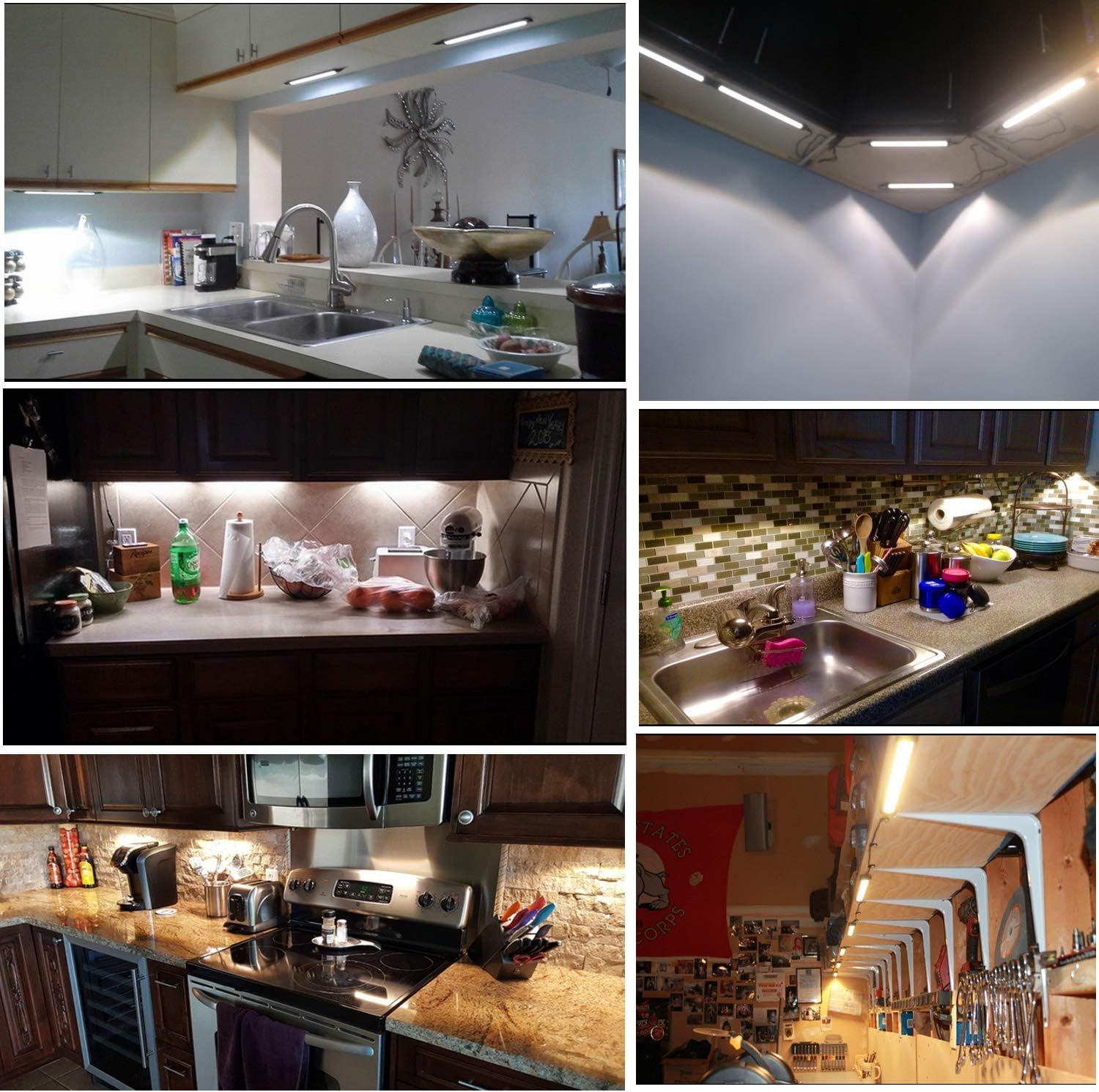 AlBOO - Luci da Cucina LED Cablate 6000K, 6 Pezzi - immagine 7