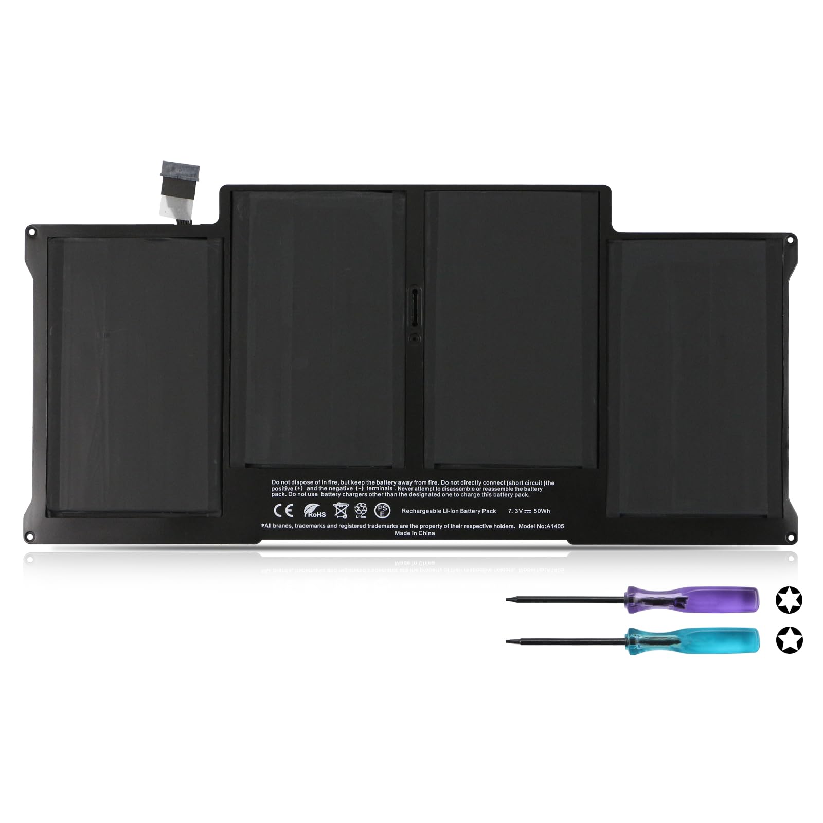 K Kyuer Batteria per MacBook Air 13" A1369 A1466