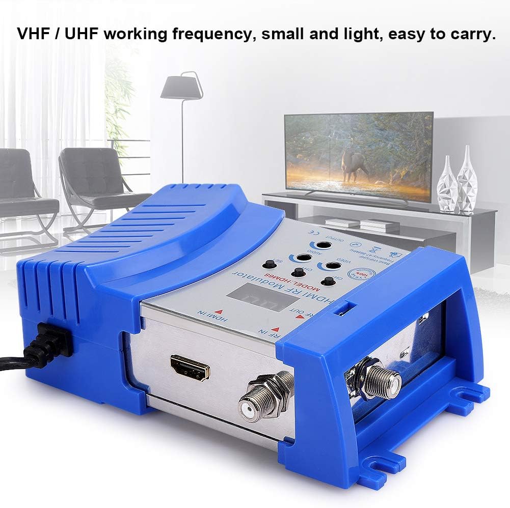 Modulatore HD, HDM68 Analogico HDMI RF VHF/UHF Frequenza Accessori per Computer Modulatore, 47-868 MHz - immagine 4