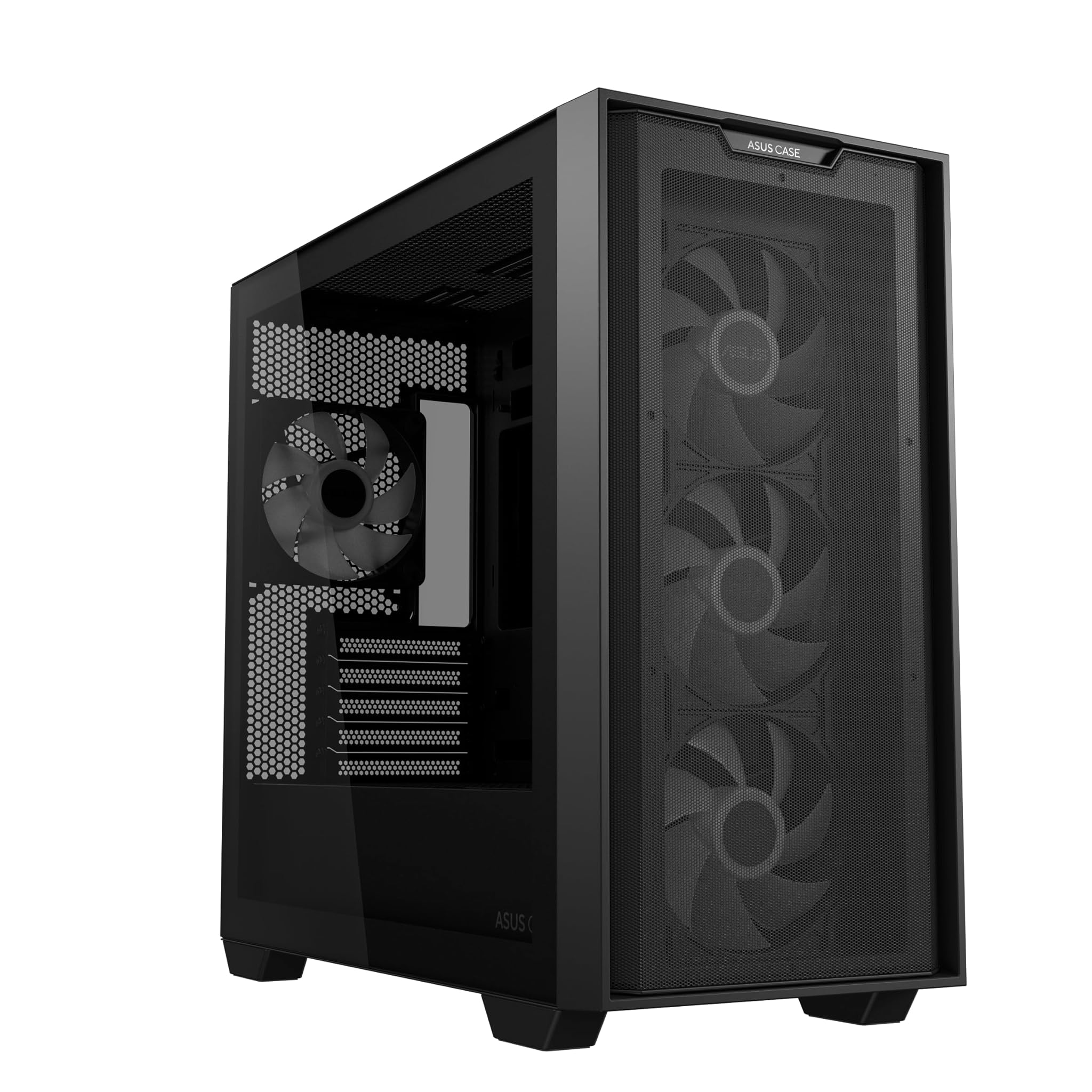 Asus A21 PLUS TG ARGB BLACK - Case Micro-ATX