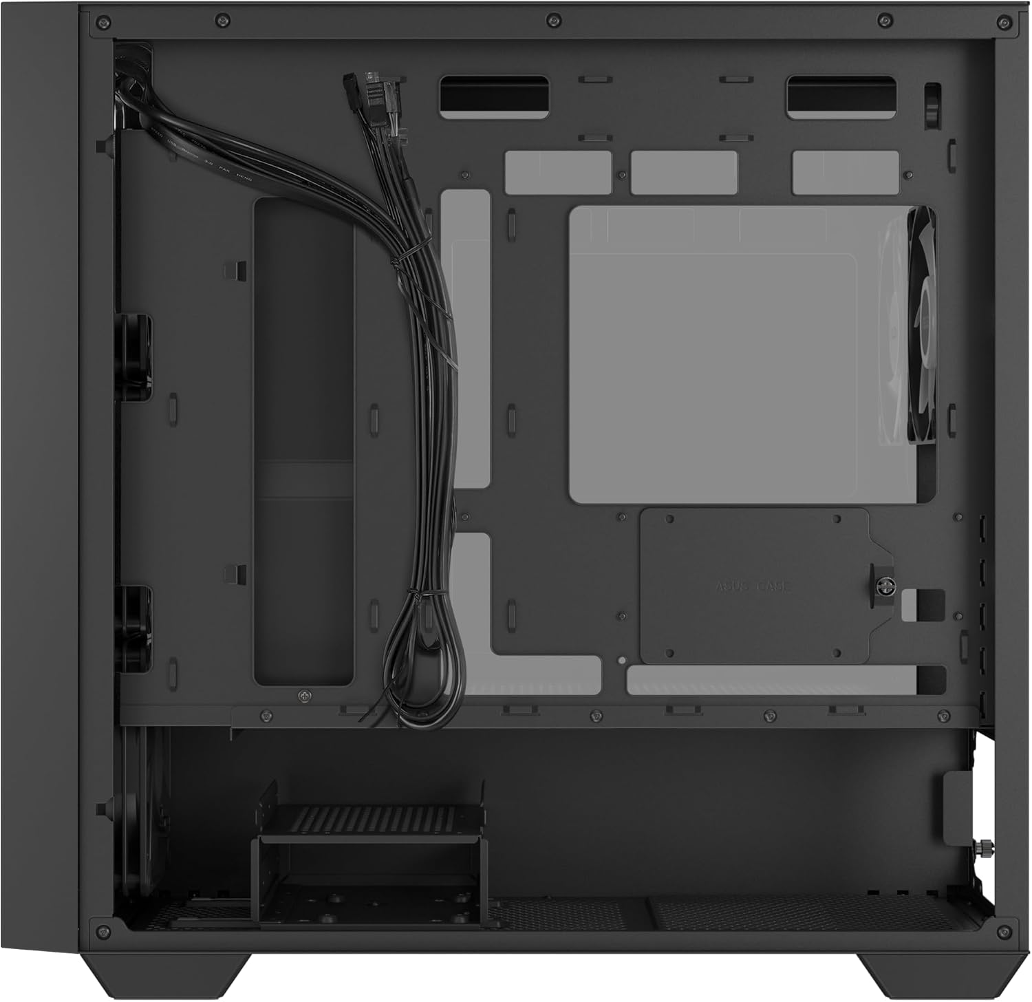 Asus A21 PLUS TG ARGB BLACK - Case Micro-ATX - immagine 4