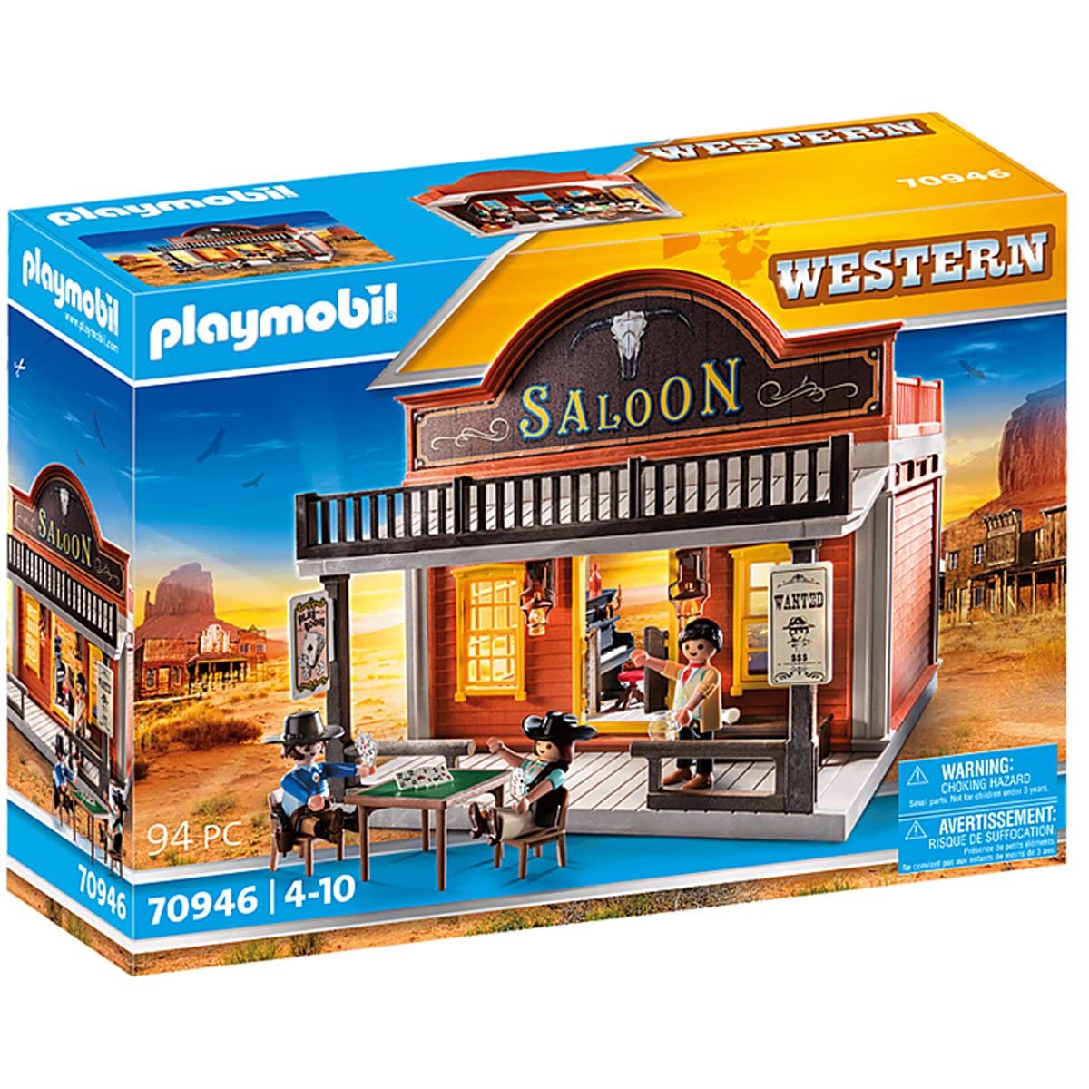PLAYMOBIL 70946 Western Saloon Westernsaloon 94 pezzi