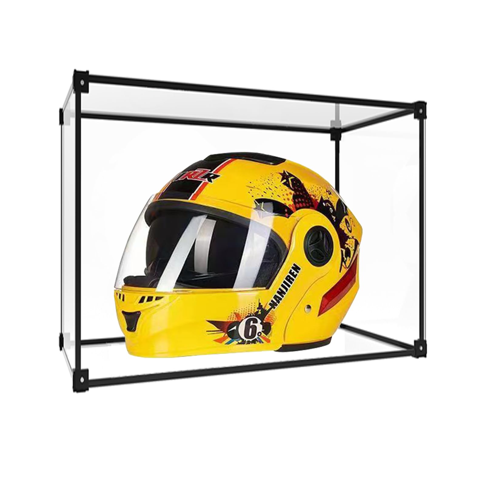 Vetrina Acrilica Trasparente Impilabile con Porta