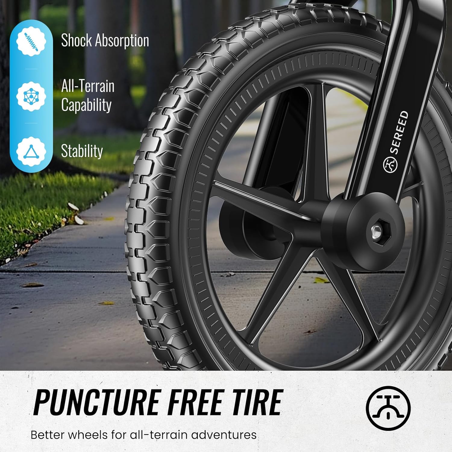 Sereed Bicicletta Senza Pedali per Bambini 2-5 Anni - immagine 6