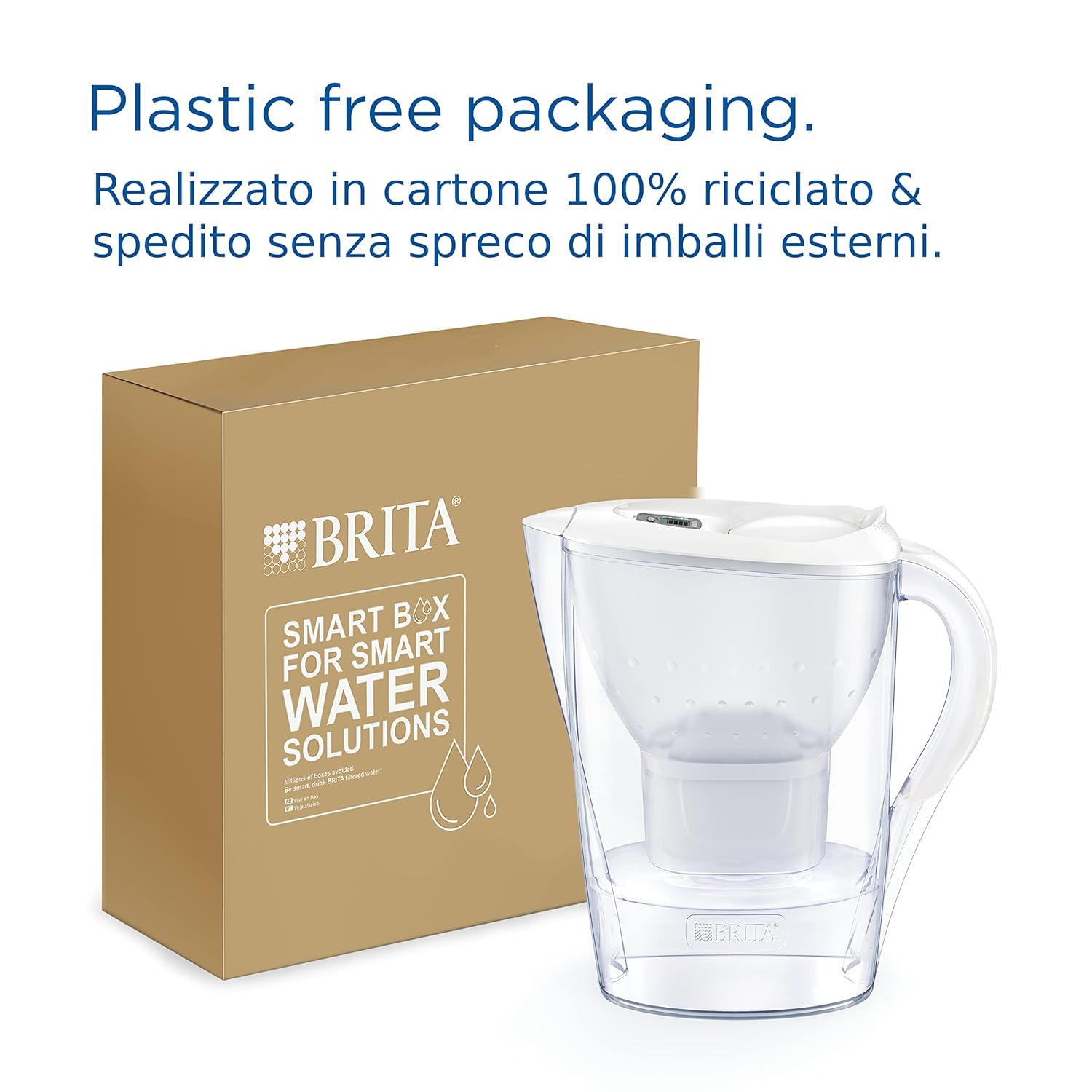Brita Caraffa Filtrante Acqua Marella 2.4L - immagine 6