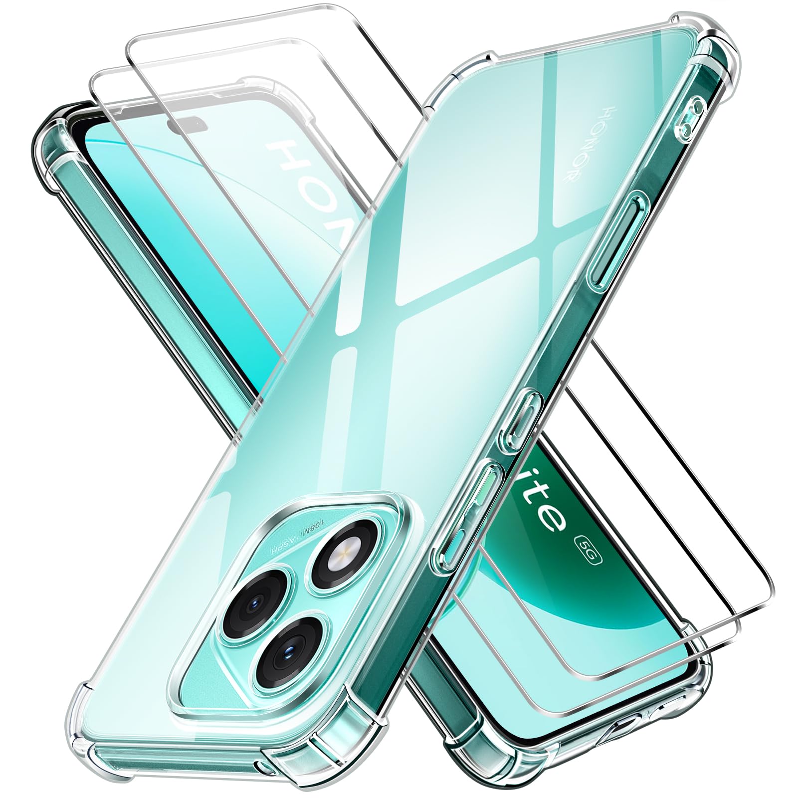 iVoler Cover 3 in 1 per Honor 400 Lite 5G Trasparente