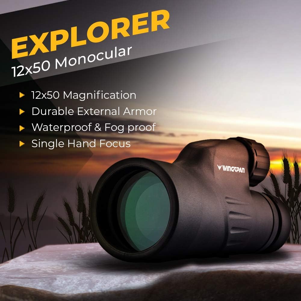 Wingspan Optics Explorer - Monocolo 12X50 - immagine 2