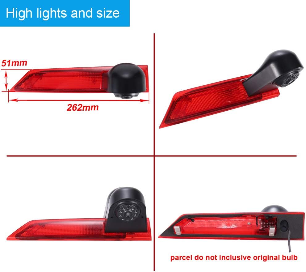 Specchio Retrovisore 4.3'' con Telecamera Posteriore 12mm - immagine 3