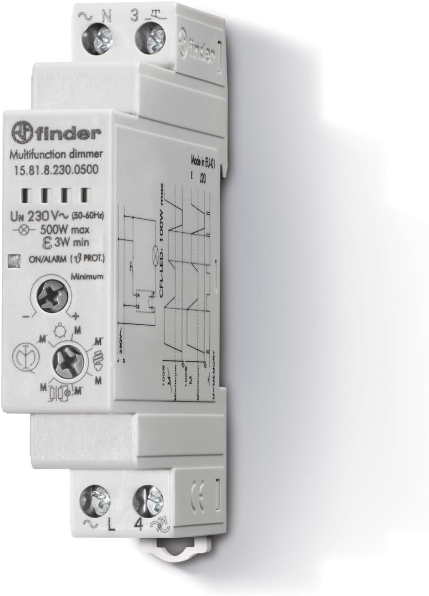 Finder Dimmer Elettronico Modulare Tipo 15.81