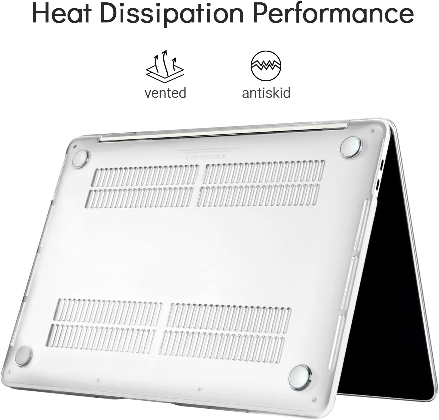 Tecool Cover Rigida per MacBook Pro 13" (2016-2022), Trasparente - immagine 5