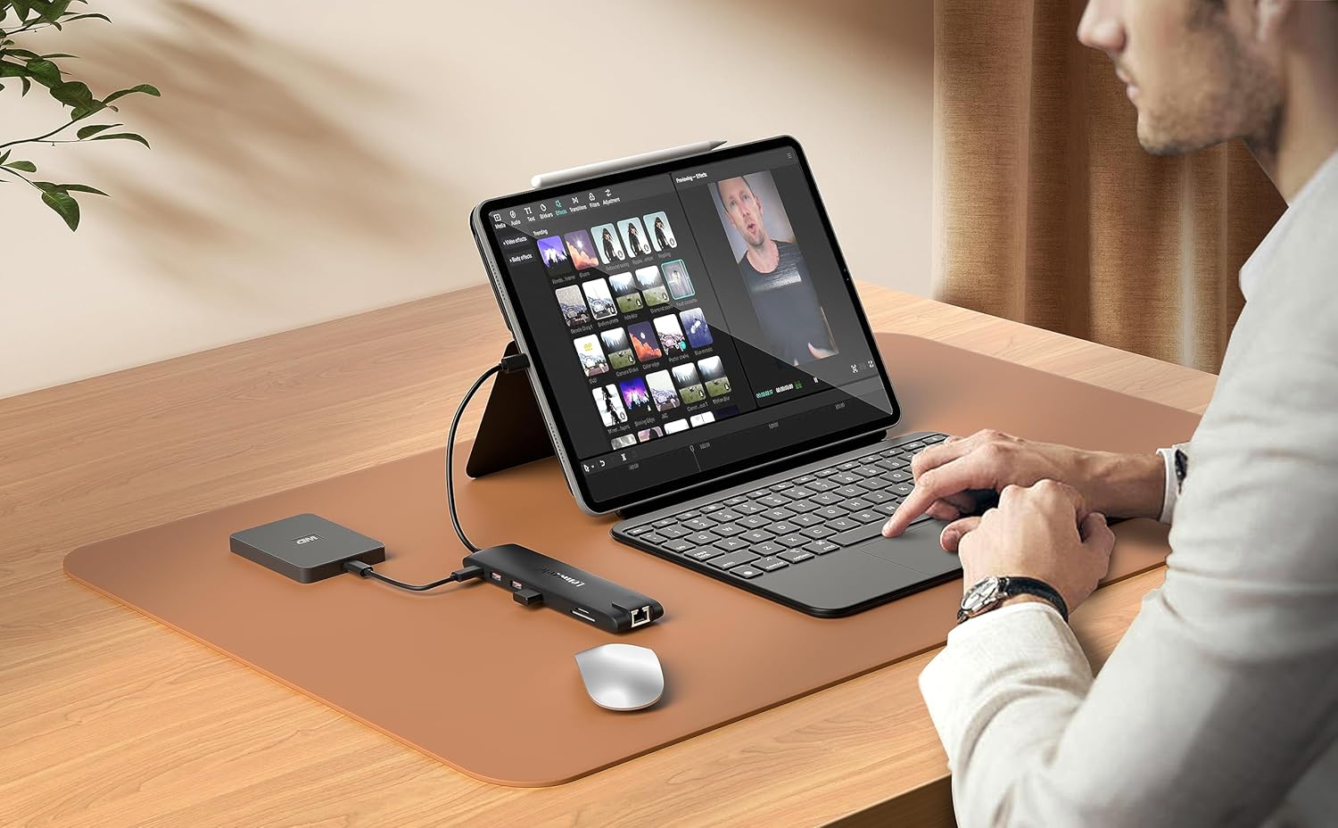 Lemorele Docking Station USB C/A 14 in 1 - 3 Display - immagine 7