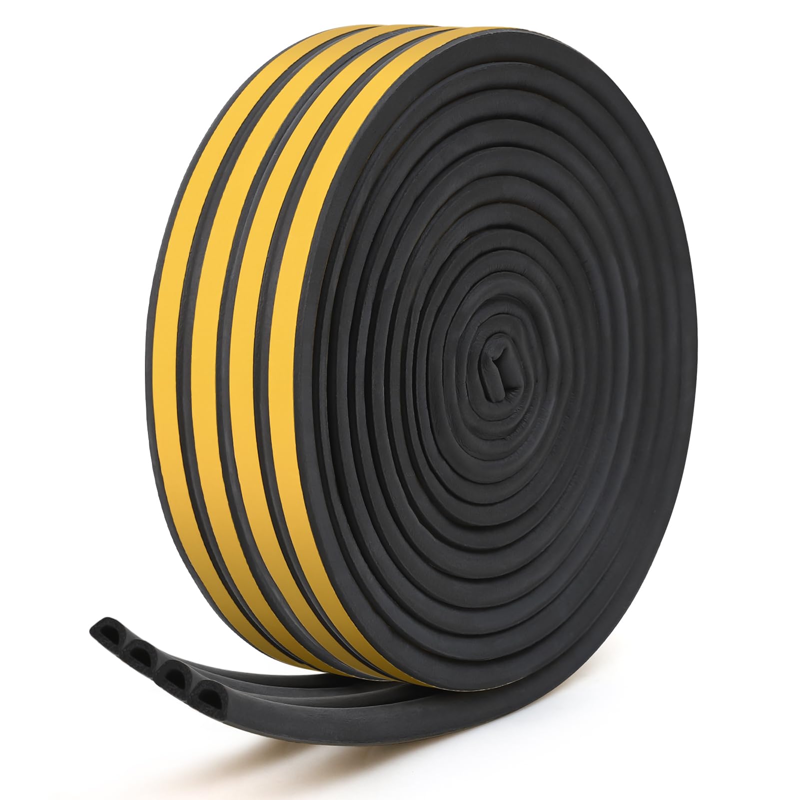 Guarnizioni Finestre Porta 20M Autoadesive Nere