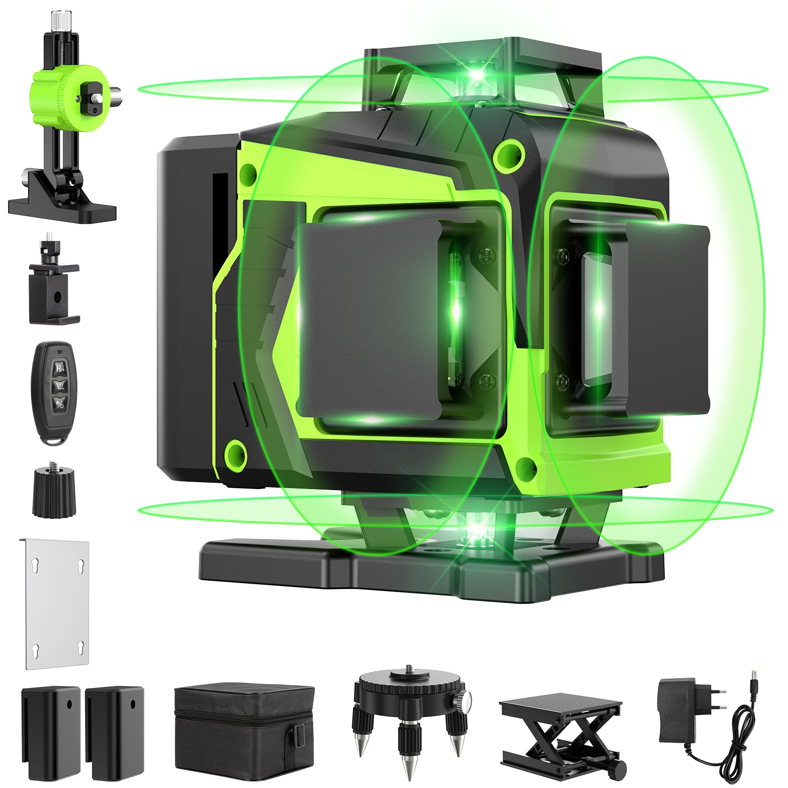 Livella Laser Autolivellante 16 Linee 4x360° Verde