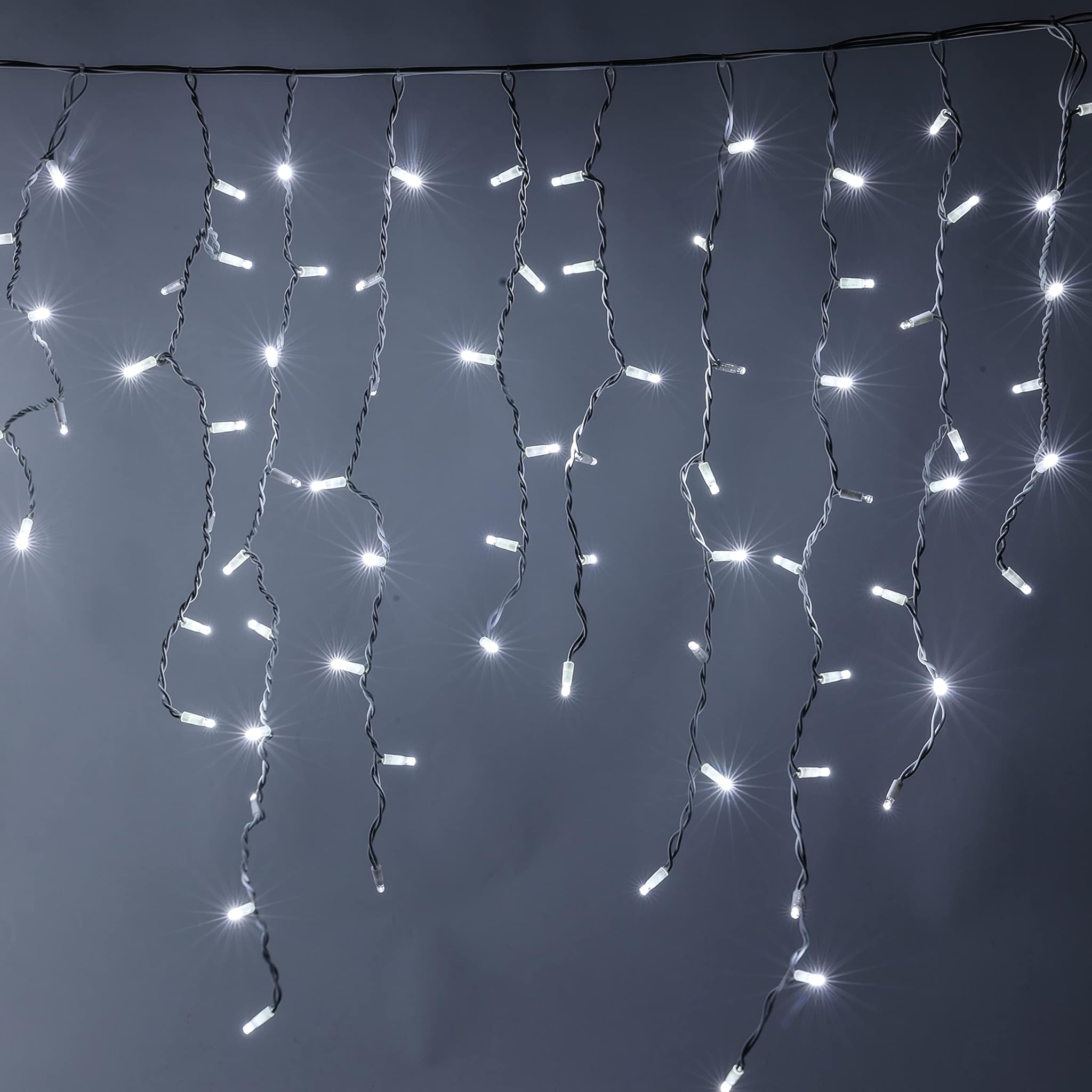 Cascata di Stalattiti Professionali 3 Metri, Bianco