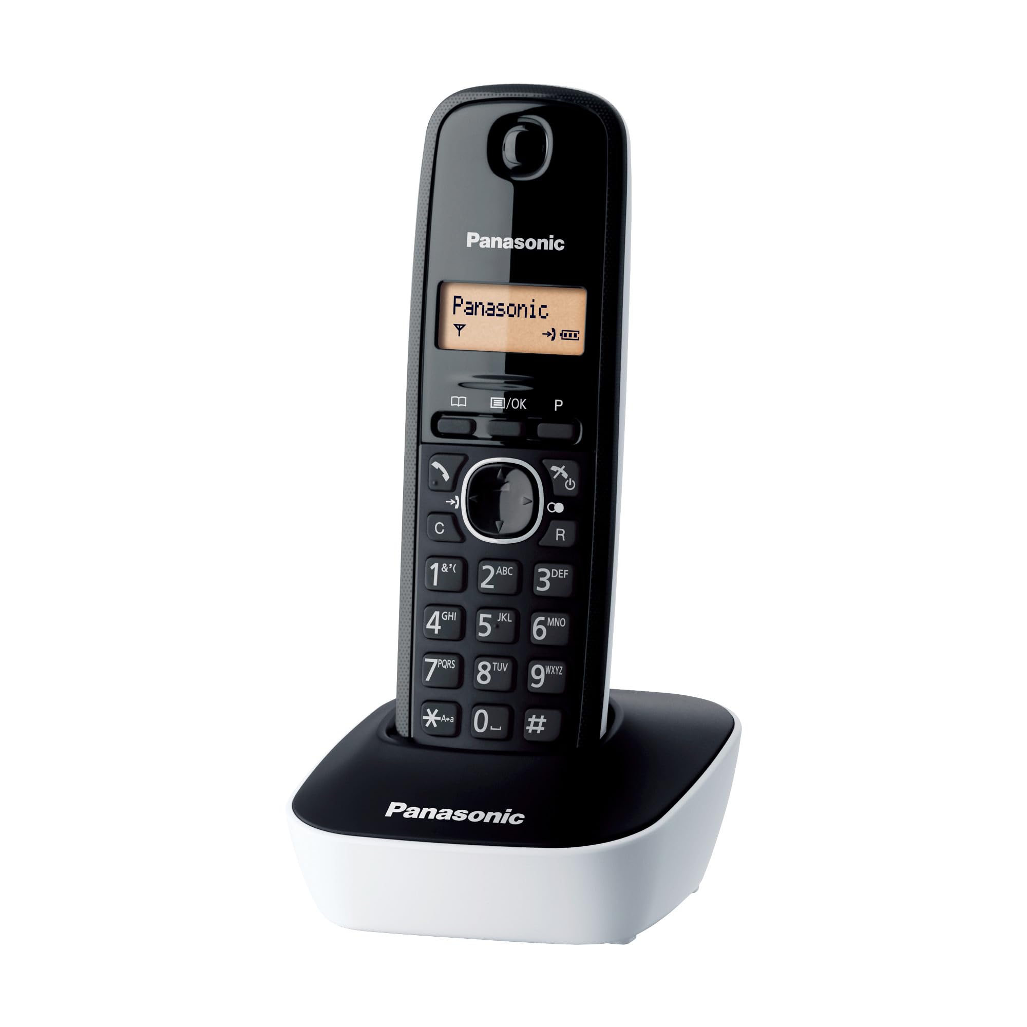 Panasonic KX-TG1611JTW Telefono Cordless Digitale, Bianco