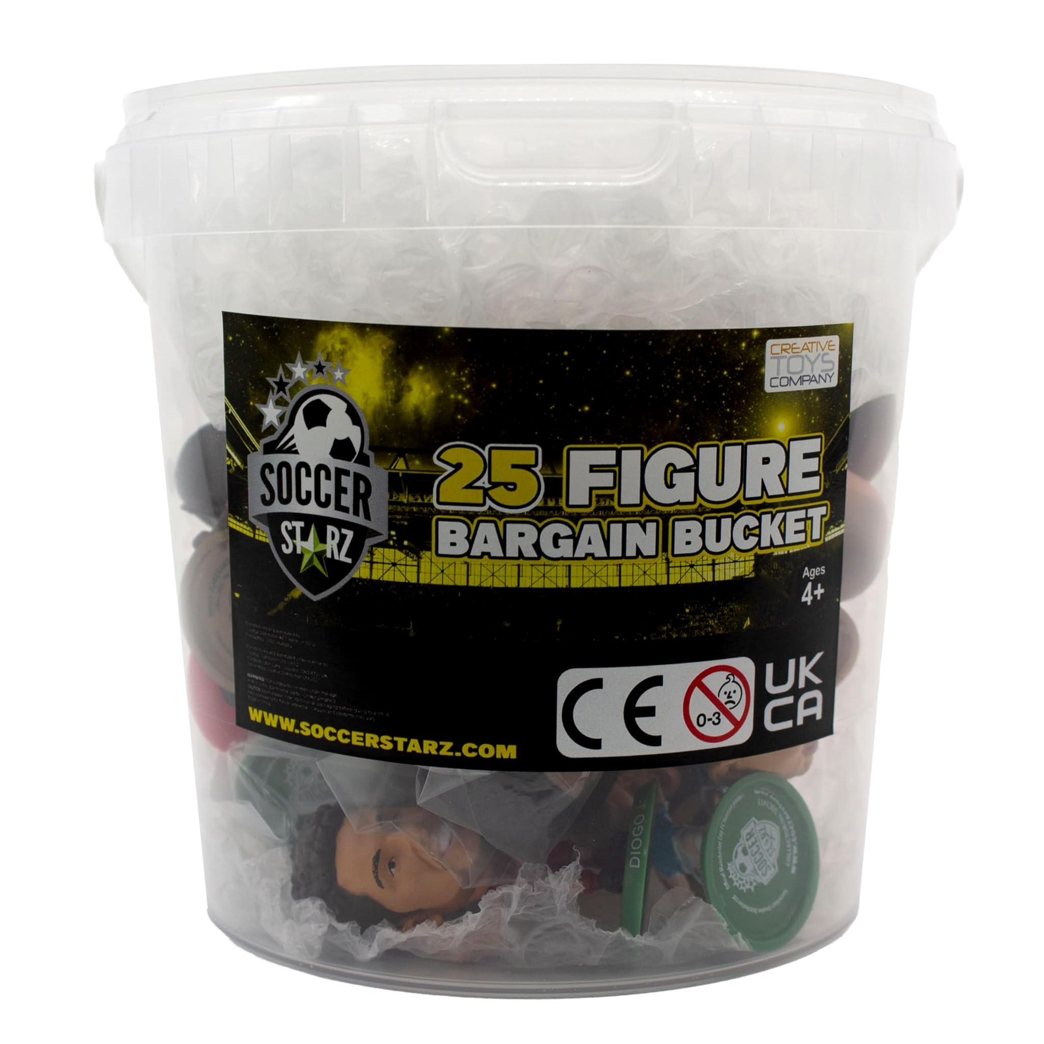 SOCCERSTARZ - Football, Set di Statuette di calciatori Standard, 25 pz.