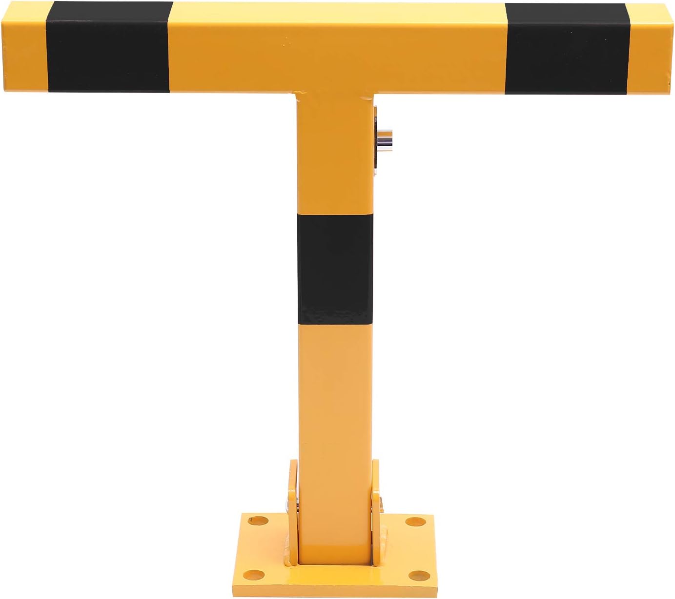 Topway Barriera Parcheggio Auto Pieghevole a T, Giallo e Nero - immagine 2