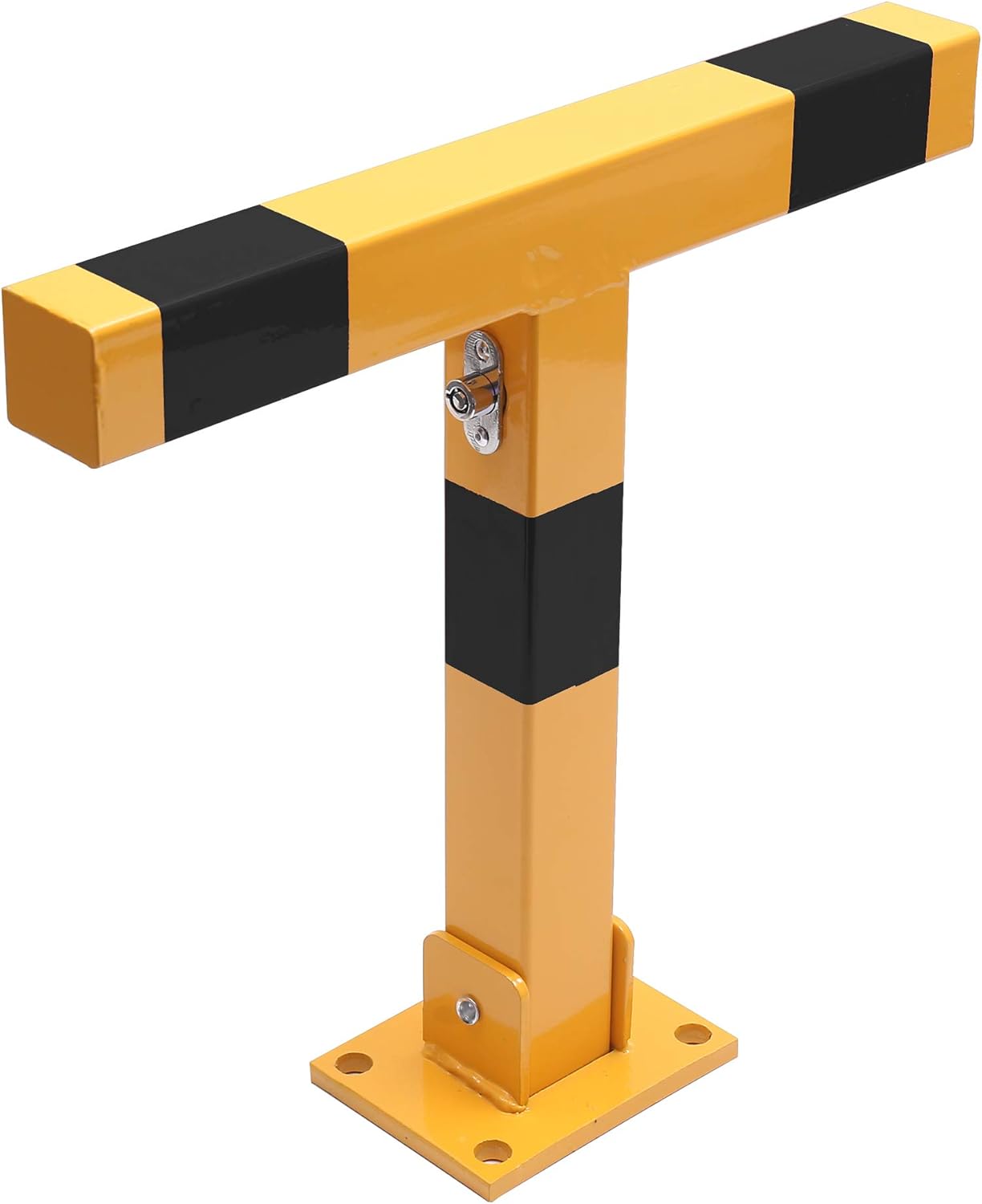 Topway Barriera Parcheggio Auto Pieghevole a T, Giallo e Nero - immagine 5