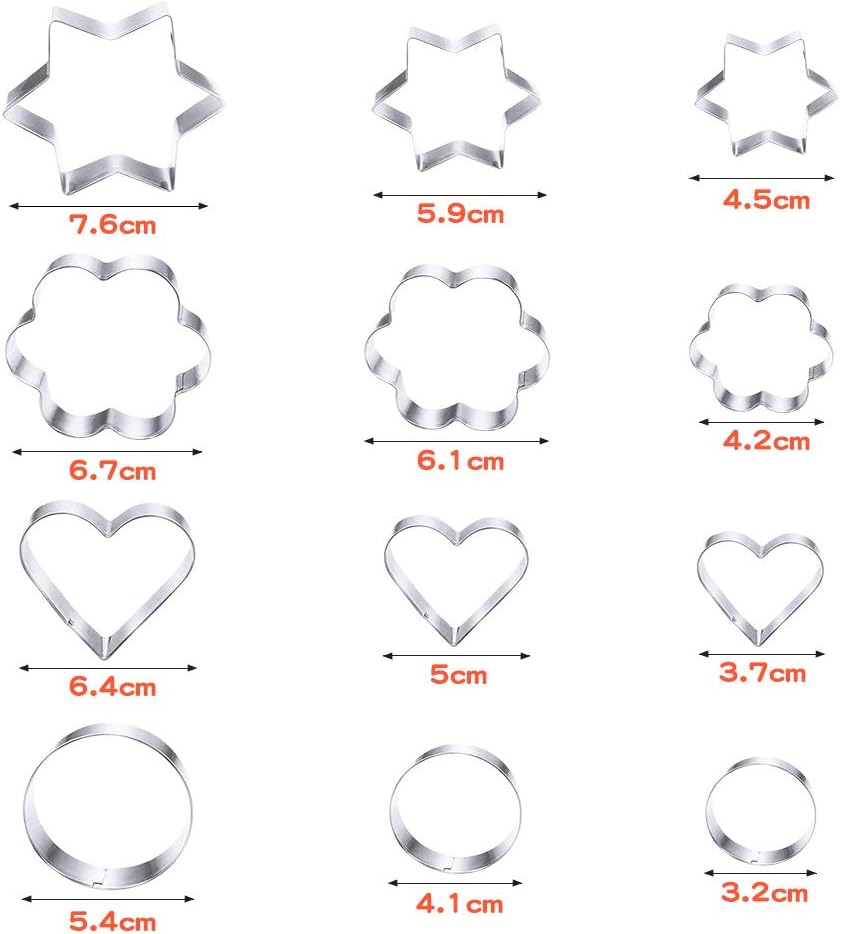 12 Formine per Biscotti Mini in Acciaio Inox - immagine 2