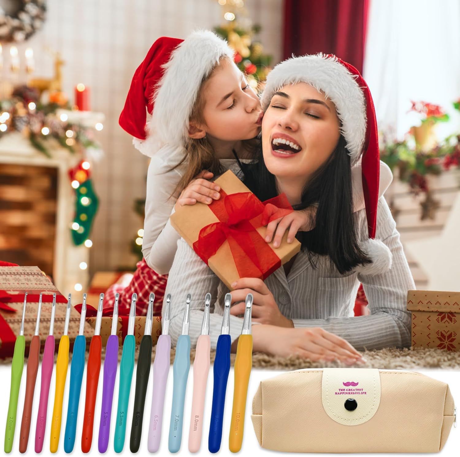 Gigmeta Set 14 Ganci Uncinetto con Manici Ergonomici - immagine 6