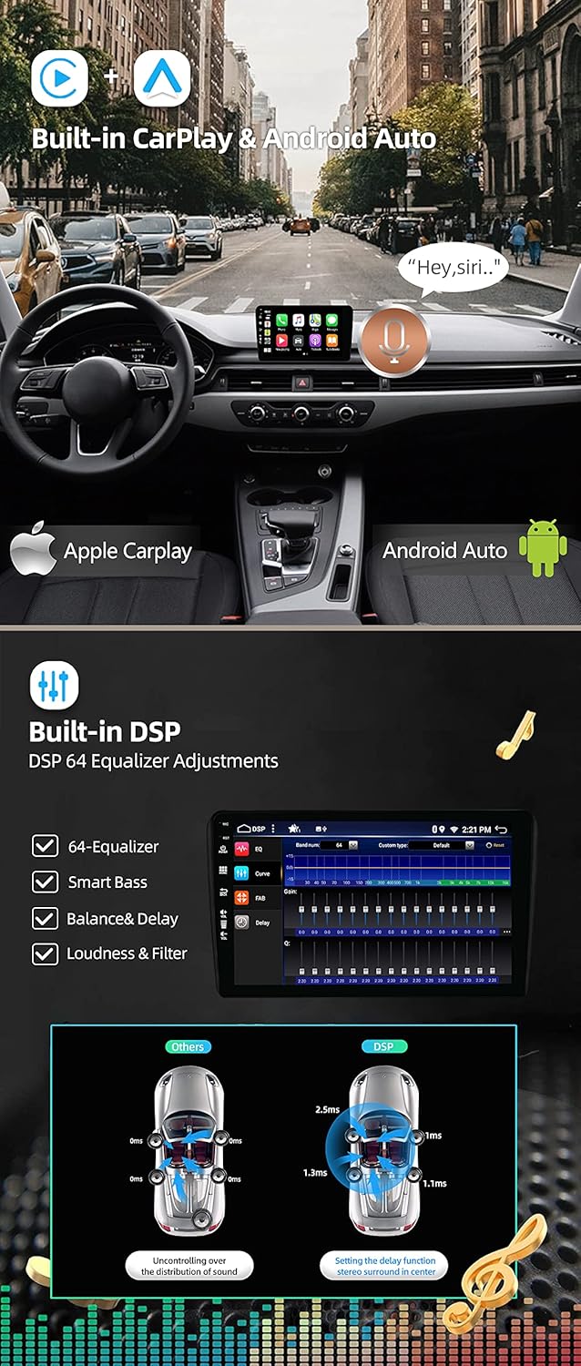 JOYX Autoradio Android 13 per A3 8P/S3/RS3 (2003-2012) - immagine 3