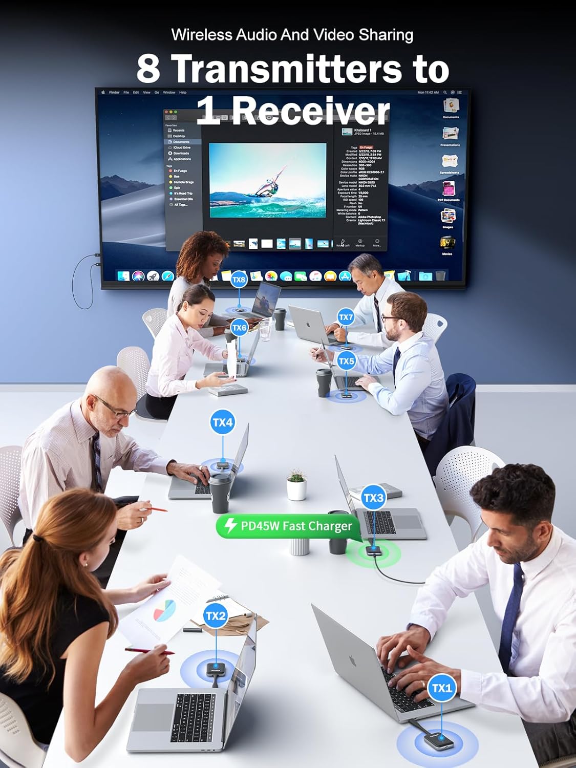 Lemorele Trasmettitore e Ricevitore Wireless HDMI P200 - immagine 5