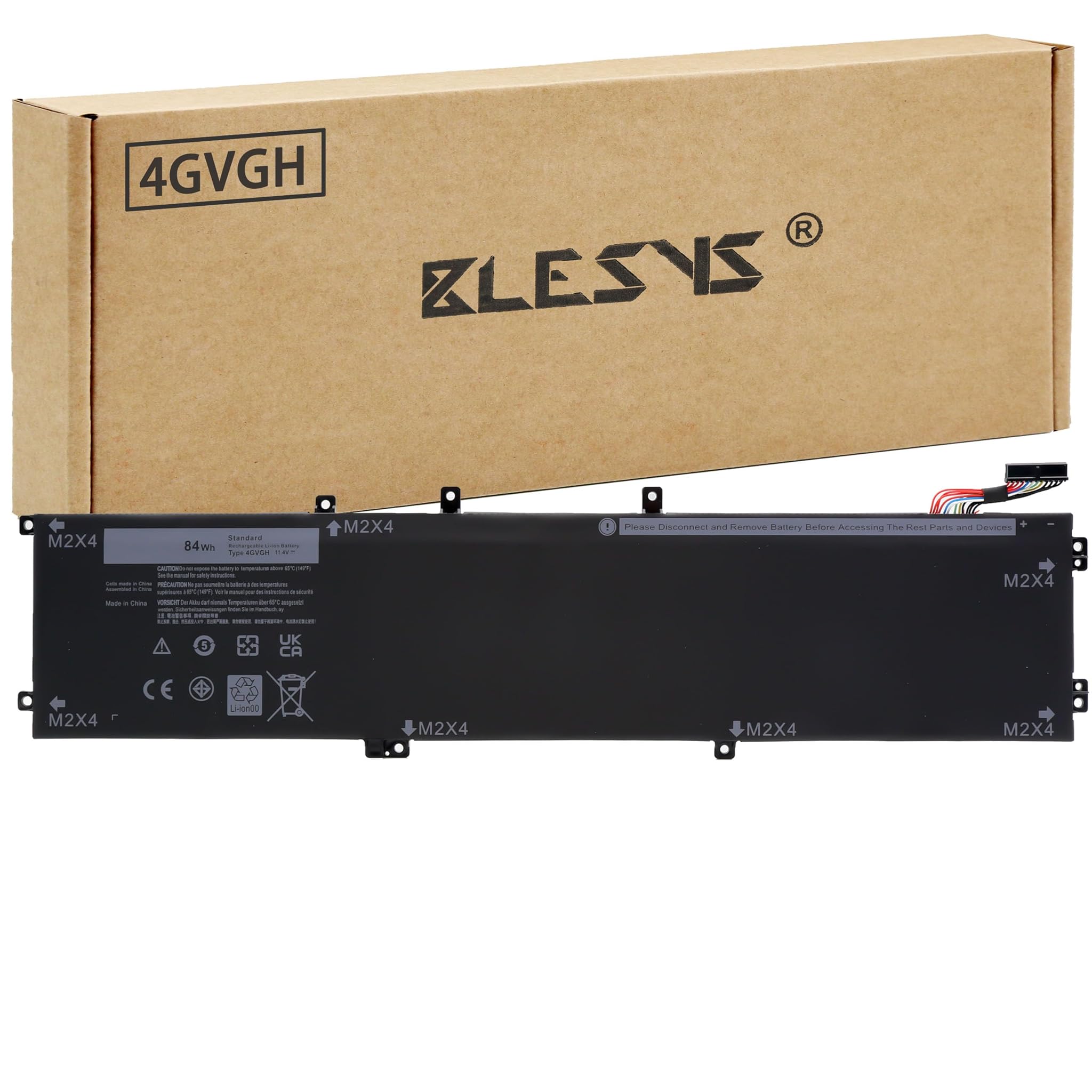 Blesys Batteria 4GVGH 1P6KD per DELL XPS 15 9550