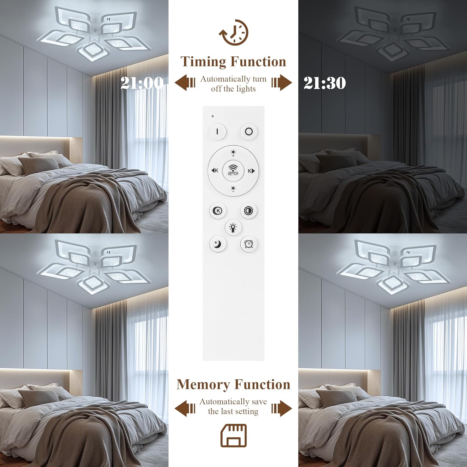 Easy Eagle Plafoniera LED Soffitto Dimmerabile 48W - immagine 3