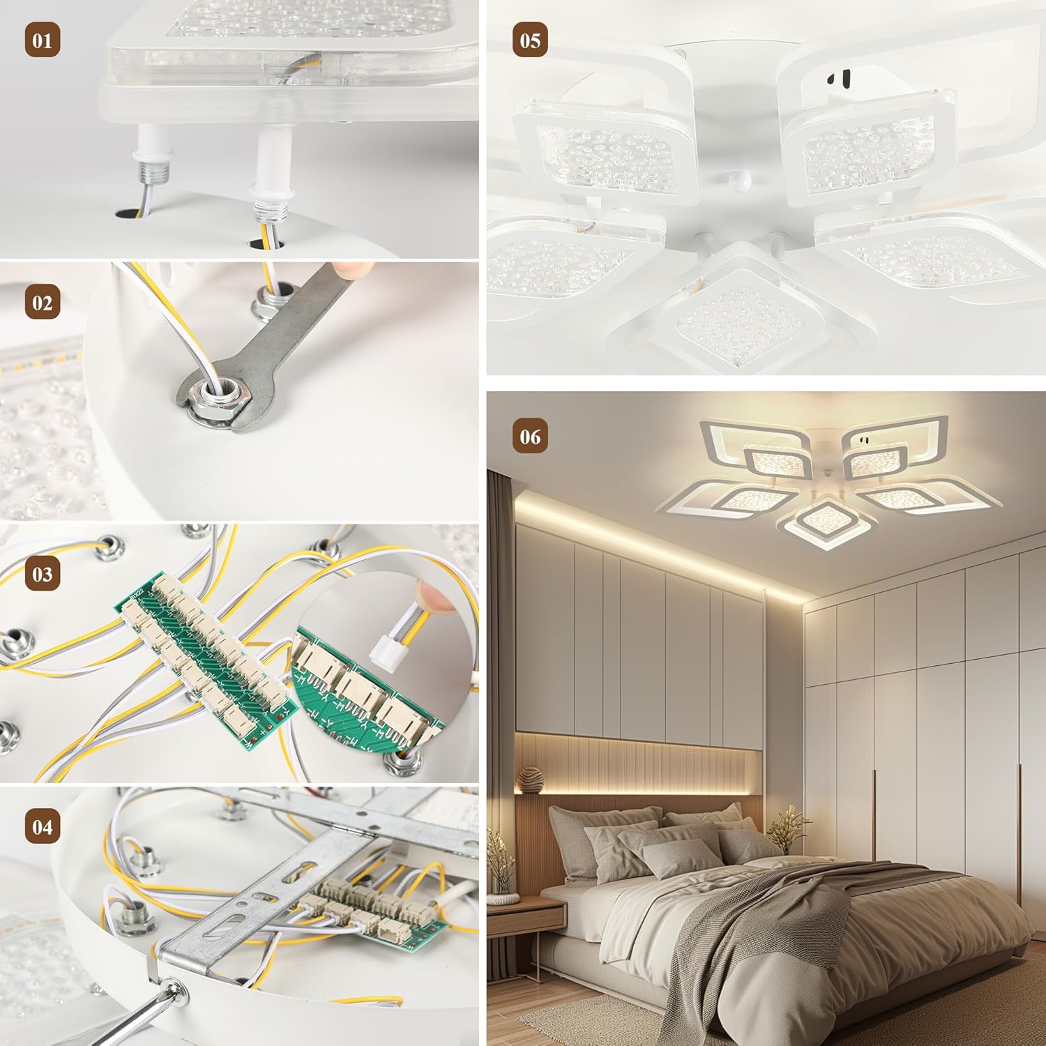 Easy Eagle Plafoniera LED Soffitto Dimmerabile 48W - immagine 7