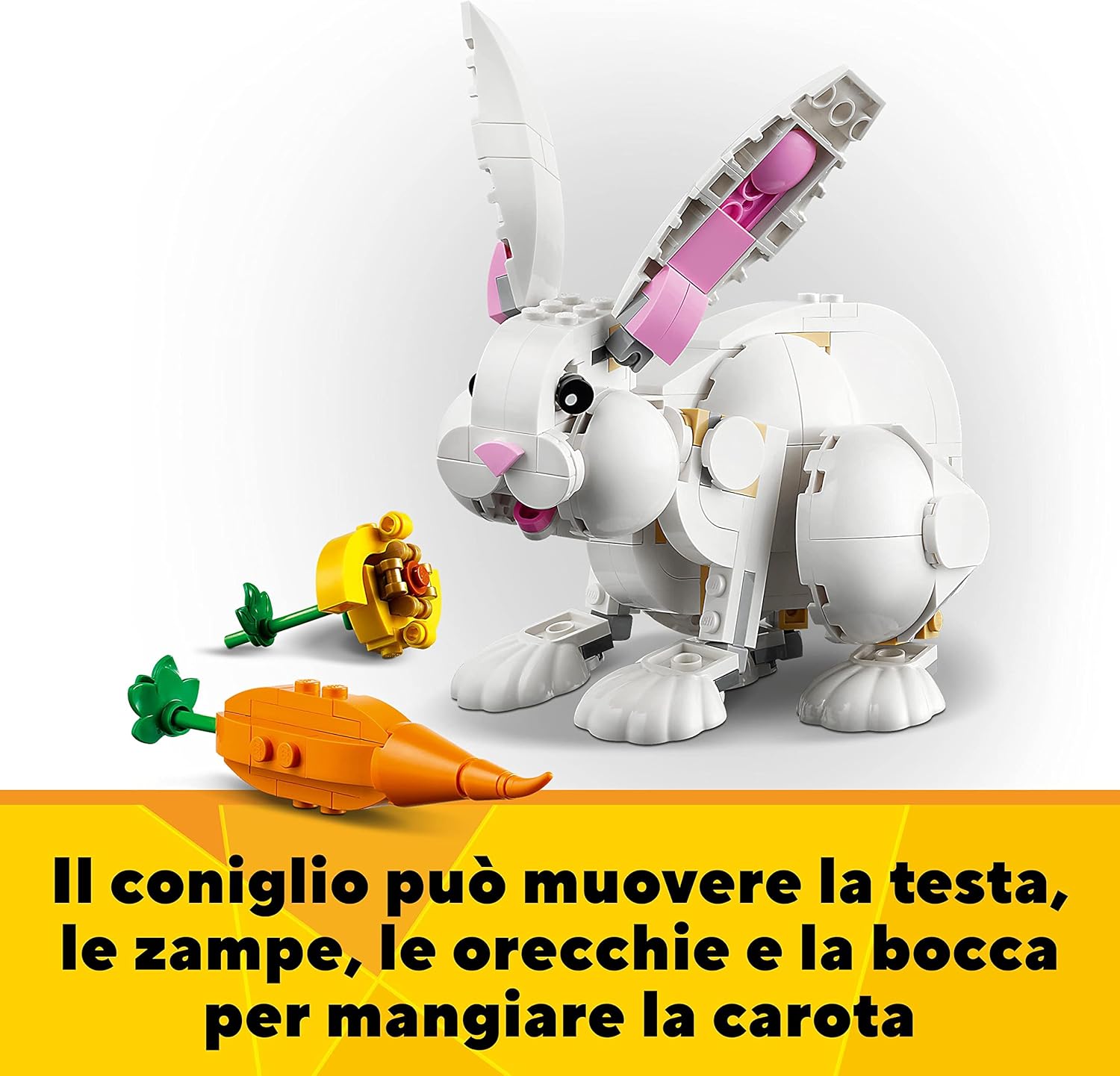 Lego Creator Coniglio Bianco - Set 3 in 1 per 8+ Anni - immagine 4