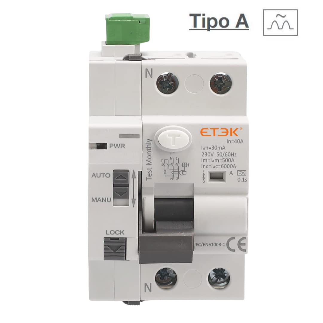 Interruttore Differenziale Riarmo Automatico 2P 40A 30mA - immagine 2
