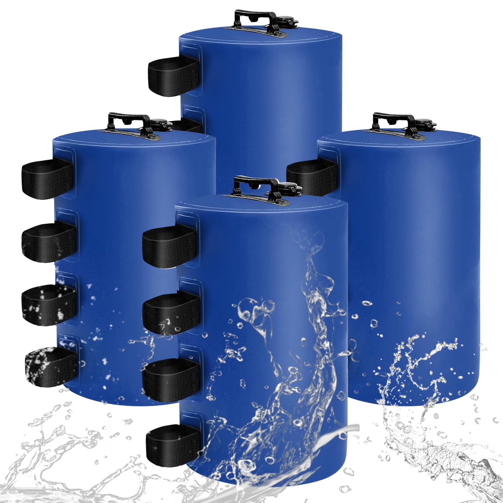 MRWiZMS Zavorre ad Acqua per Gazebo - 4 Pezzi, Blu