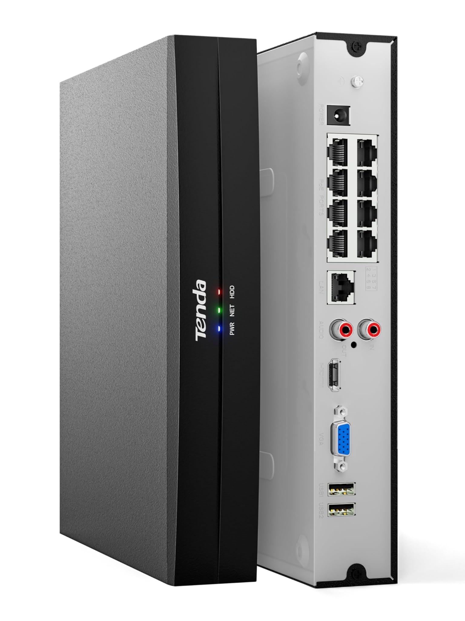 Tenda TN3108-8P NVR Sistema Sorveglianza 4K 8CH PoE