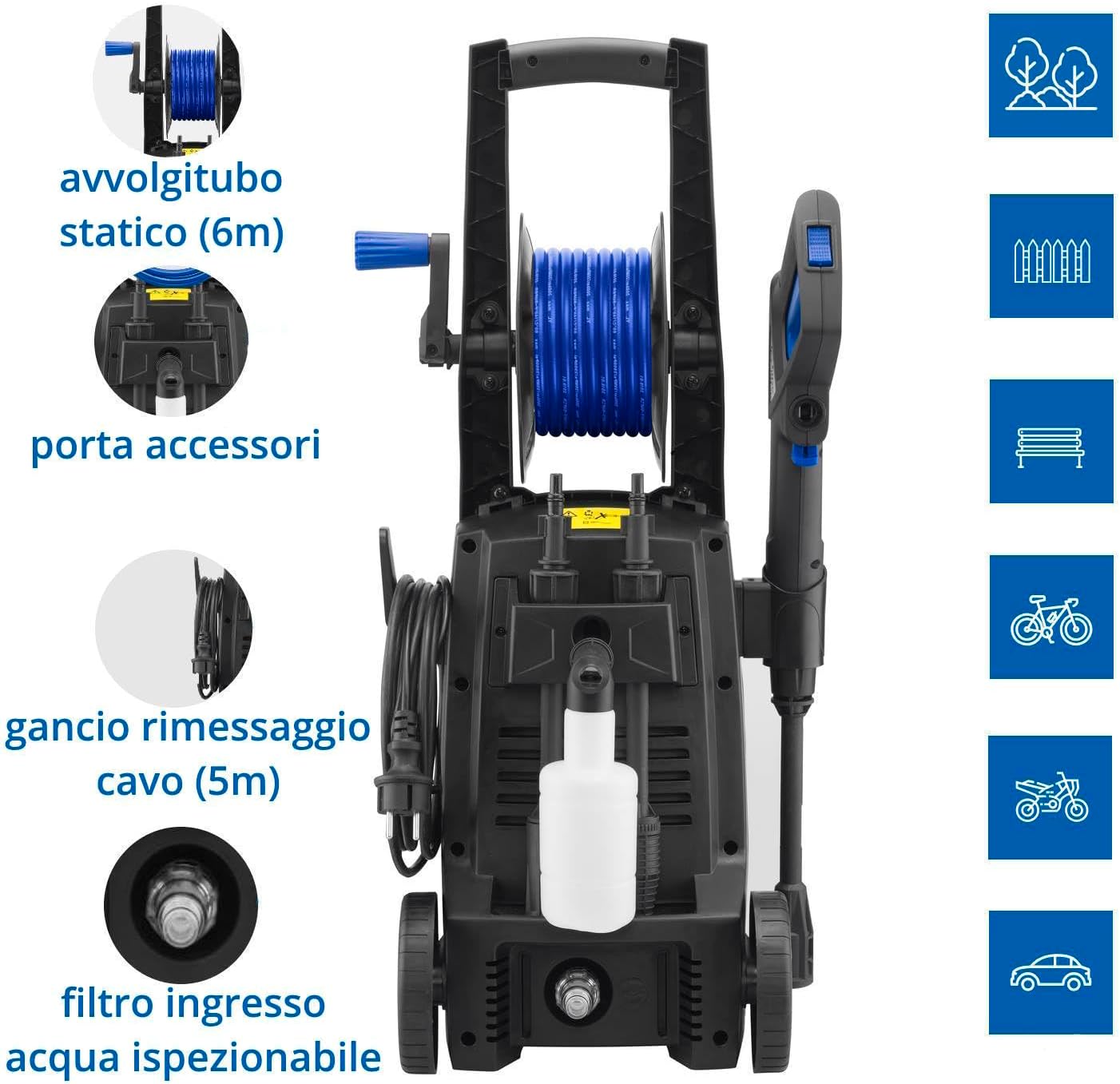 Ar Blue Clean Idropulitrice e-1600 HRD con Sonda Sturatubi - immagine 4