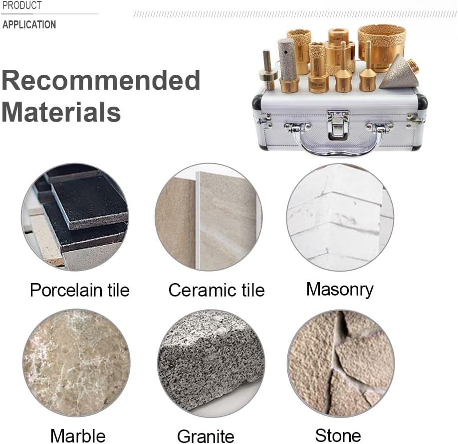 Shdiatool Punte Diamantate M14 Filettatura - immagine 5