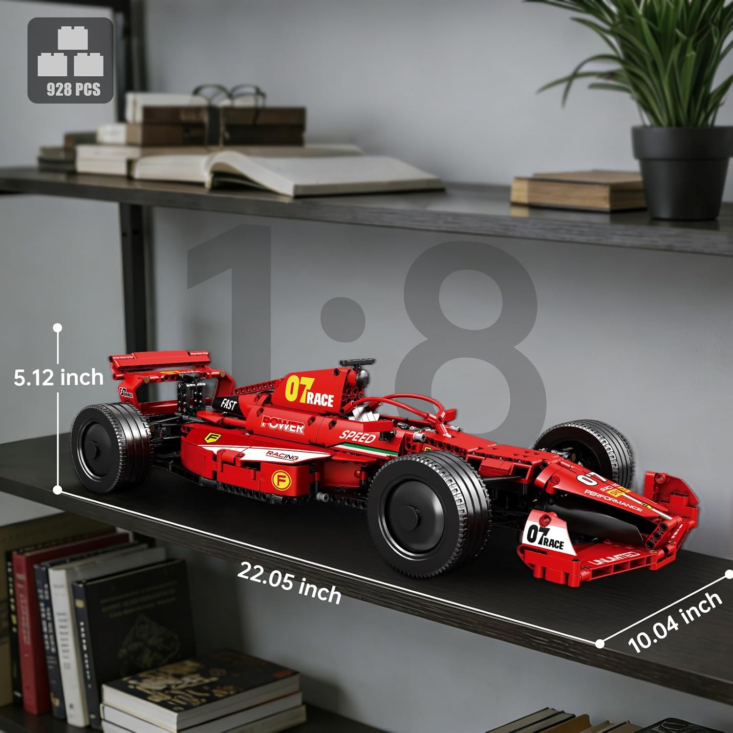 Reobrix F1 - Kit Auto Tecnica Formula 1 1:8 Statica - immagine 3