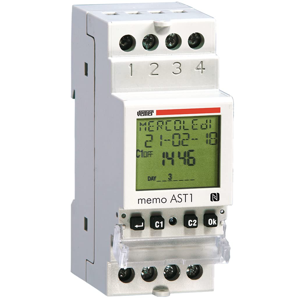 Vemer VE344800 MEMO AST1 - Interruttore Crepuscolare Astronomico