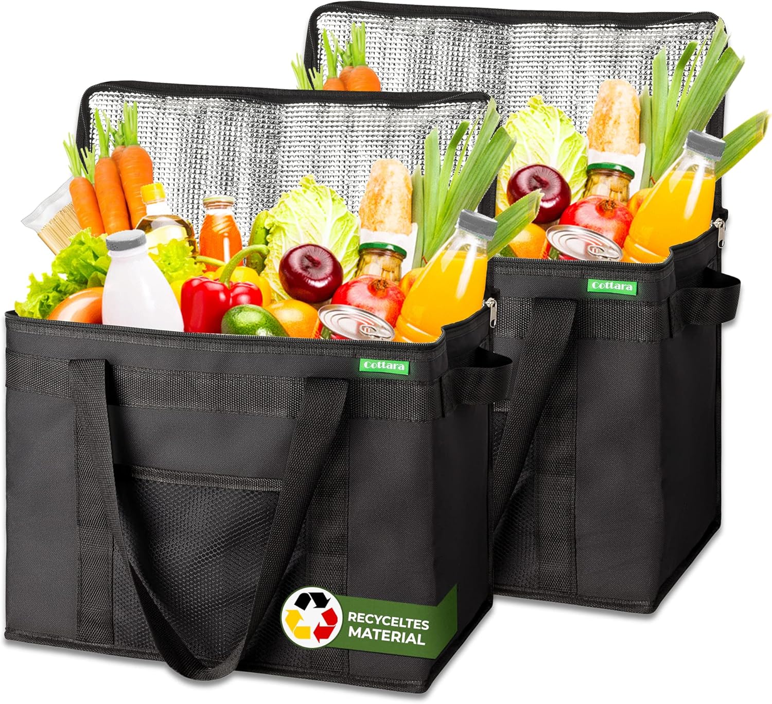 Borsa Termica Pieghevole di Alta Qualità - 2 Pezzi - immagine 1