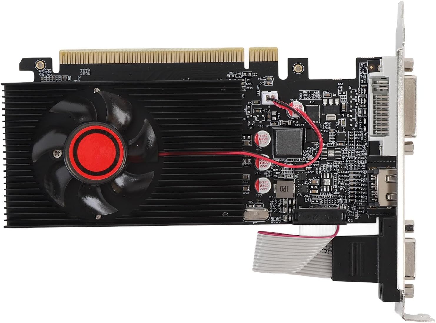 Scheda Grafica GT 610 2GB DDR3 con Ventole Silenziose - immagine 1