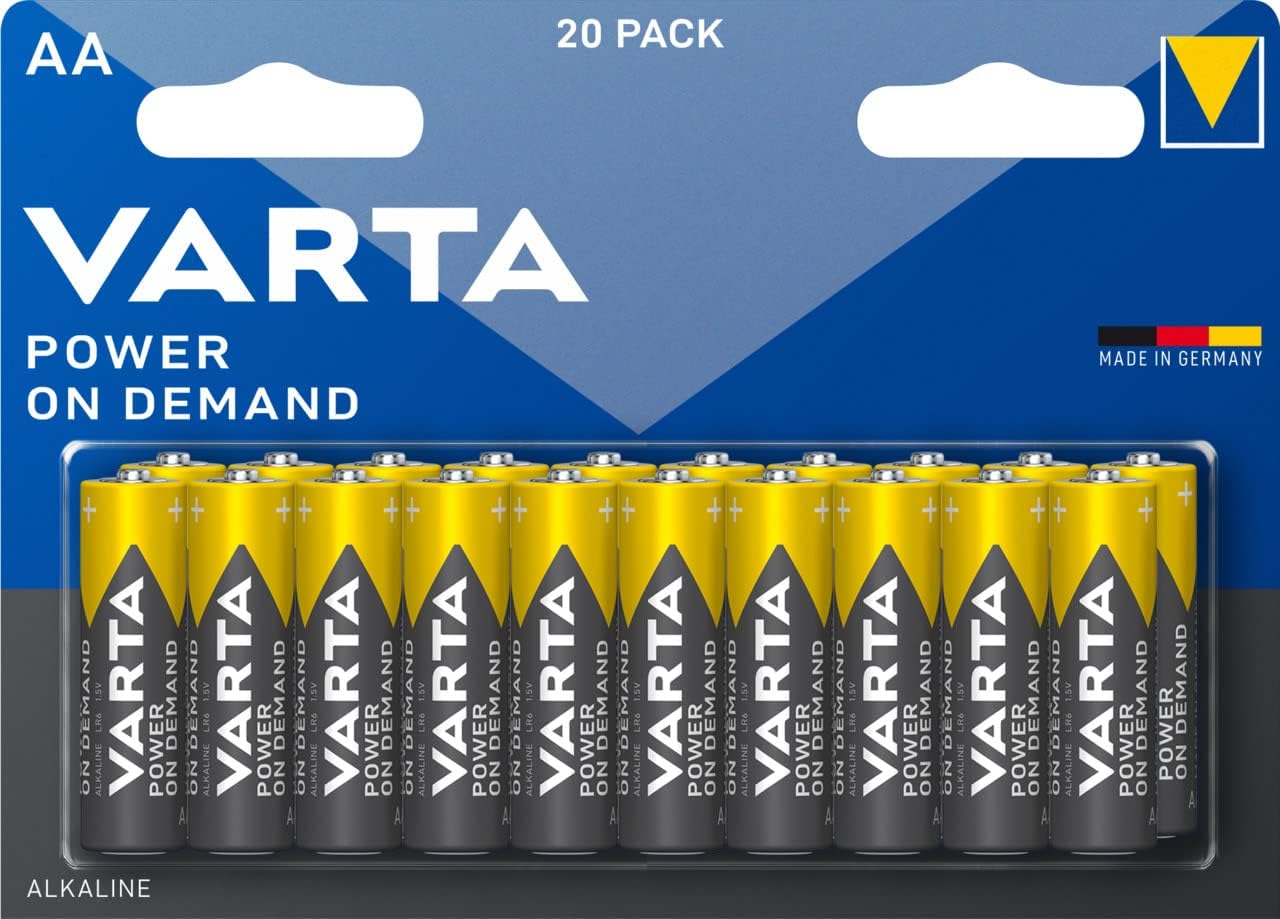 Varta Batterie AA Alcaline 1,5V - Confezione da 20 - immagine 2
