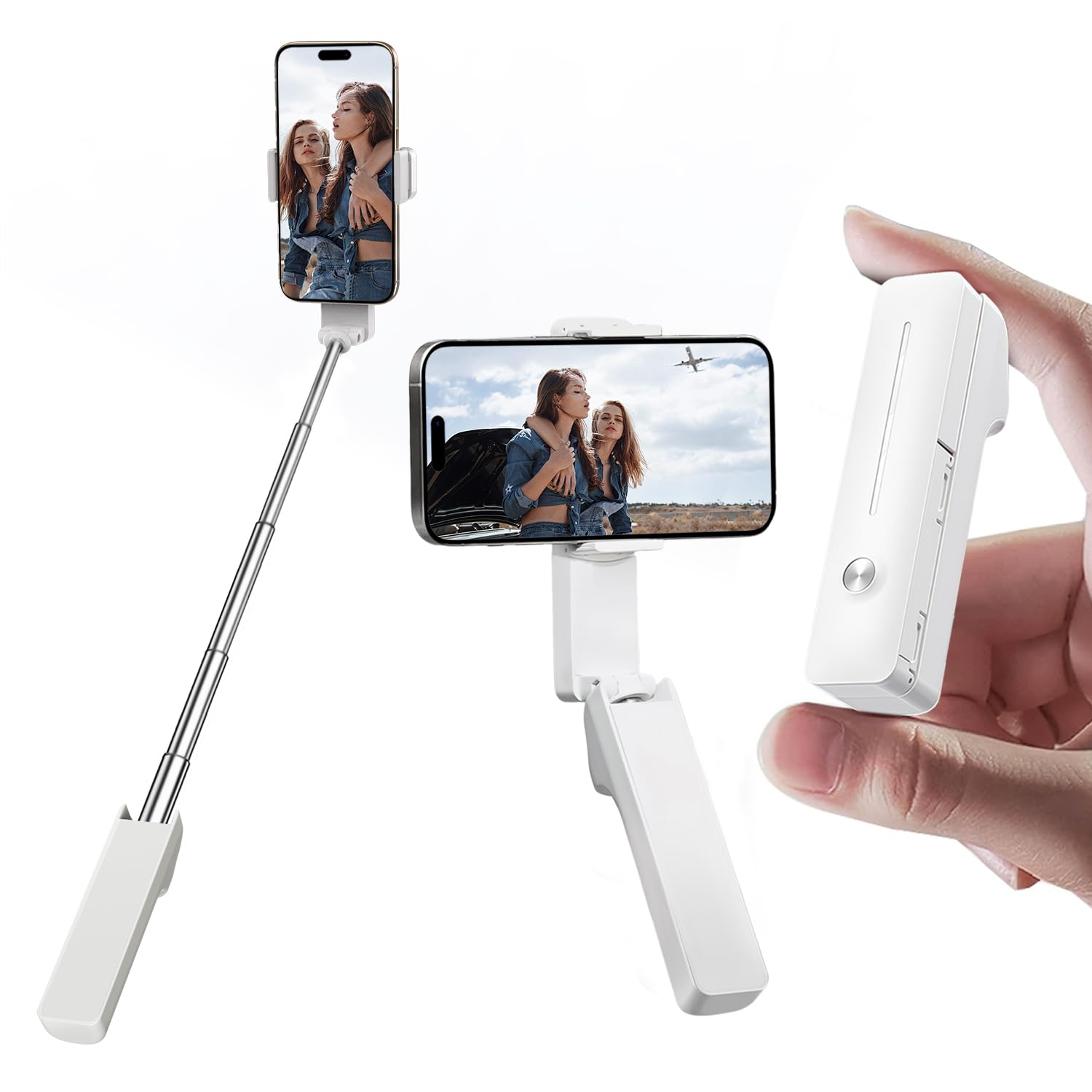 Yayusi Mini Selfie Stick Estensibile con Telecomando