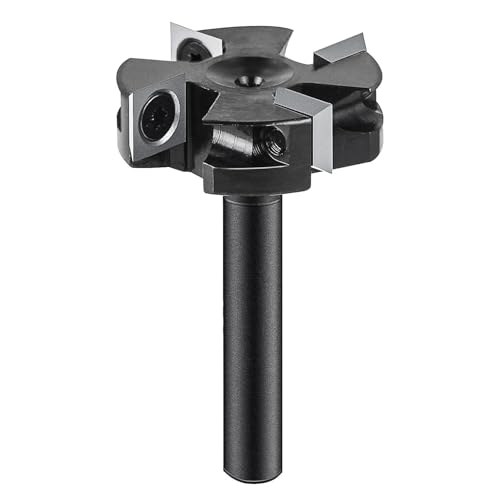 Spetool Fresa per Spianare Legno Gambo 8mm, Diametro 40mm